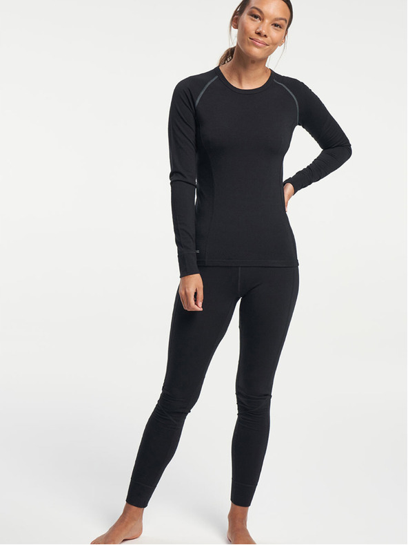Tenson ženske funkcionalne hlače TENSON Himalaya Baselayer Merino Tights W crne