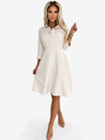numoco Lepršava košulja haljina s remenom - bež Numoco SANDY