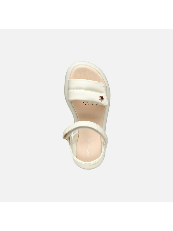 Geox Krem djevojčinske sandale Geox Puffypop