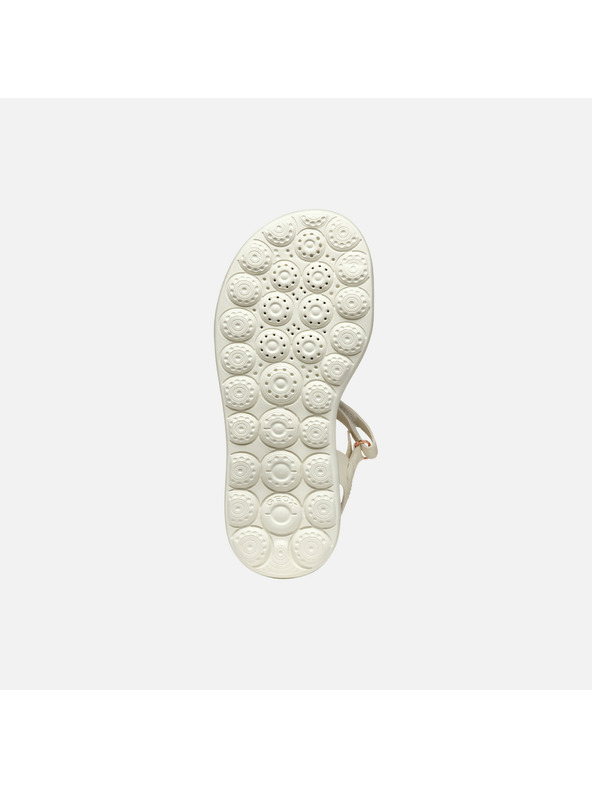 Geox Krem djevojčinske sandale Geox Puffypop