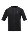 ALPINE PRO Muški brzo sušeći biciklistički dres ALPINE PRO SAGEN 2 crni