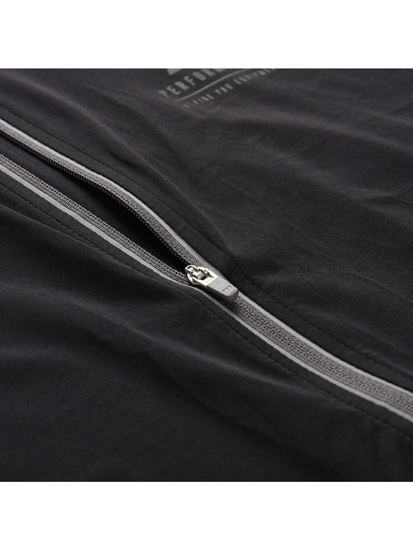 ALPINE PRO Muški brzo sušeći biciklistički dres ALPINE PRO SAGEN 2 crni