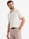 Ombre Clothing Muška polo majica od viskoze s vodoravnim prugama Ombre Clothing