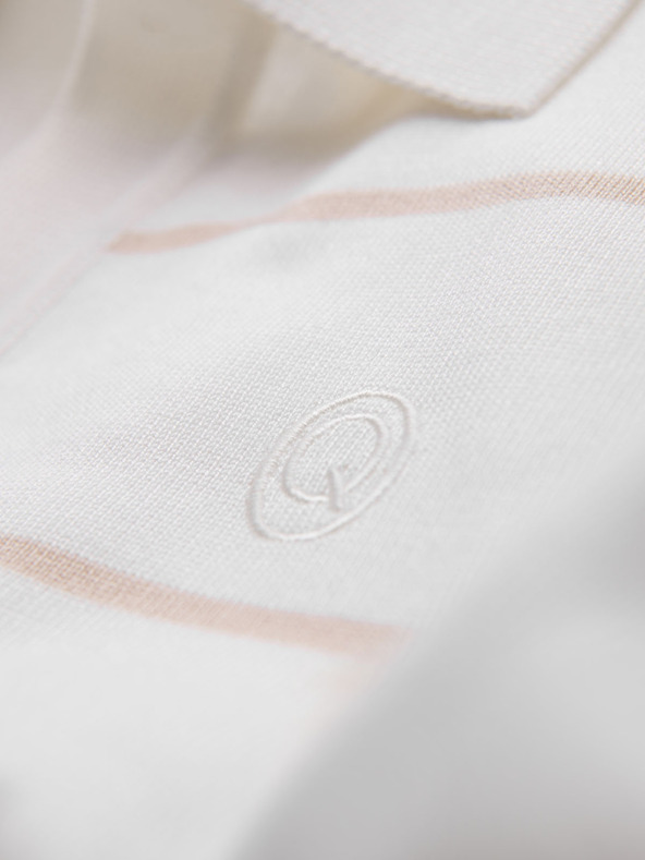 Ombre Clothing Muška polo majica od viskoze s vodoravnim prugama Ombre Clothing