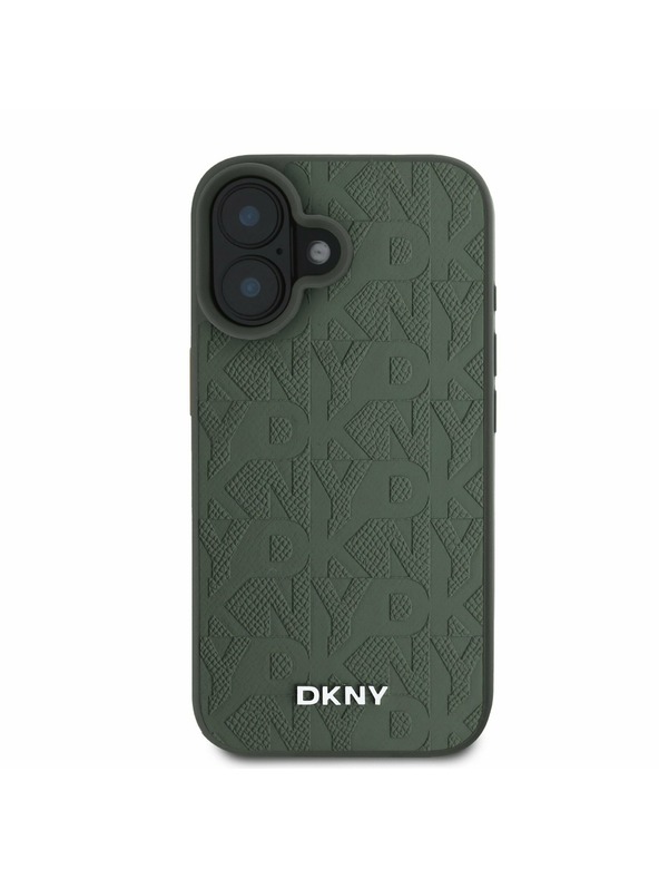 DKNY DKNY PU kožni stražnji poklopac za iPhone 16 Green