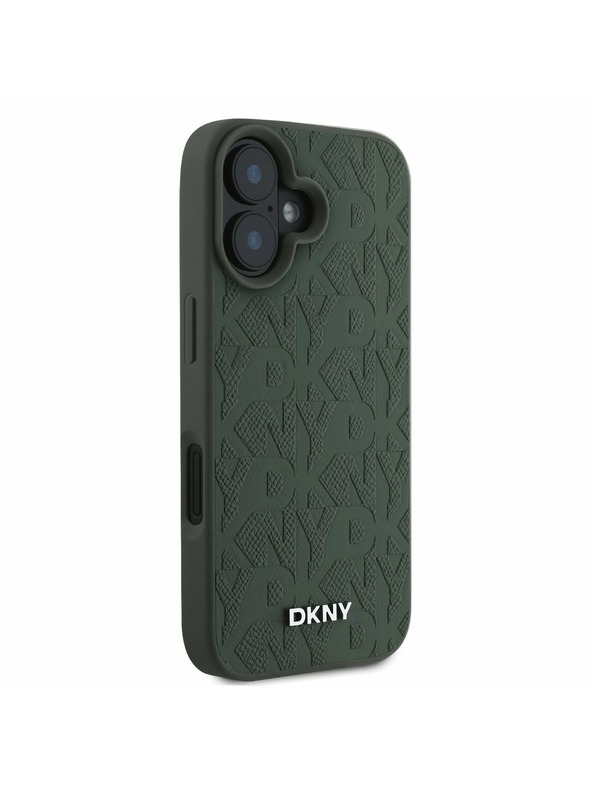 DKNY DKNY PU kožni stražnji poklopac za iPhone 16 Green
