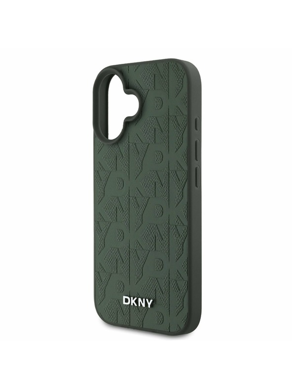 DKNY DKNY PU kožni stražnji poklopac za iPhone 16 Green