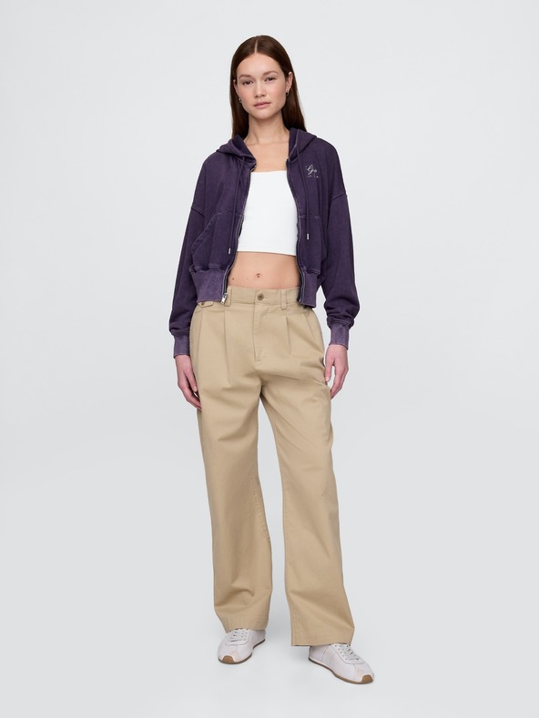 GAP Oversize dukserica s logom VintageSoft Americana GAP