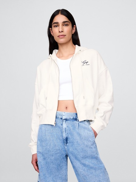 GAP Oversize dukserica s logom VintageSoft Americana GAP