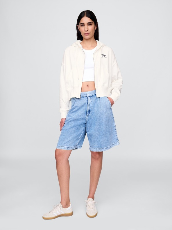 GAP Oversize dukserica s logom VintageSoft Americana GAP