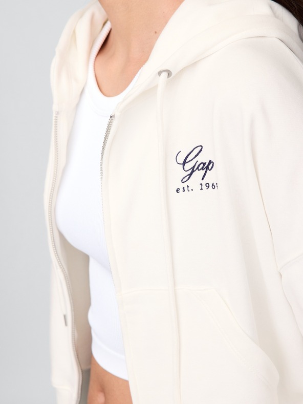 GAP Oversize dukserica s logom VintageSoft Americana GAP