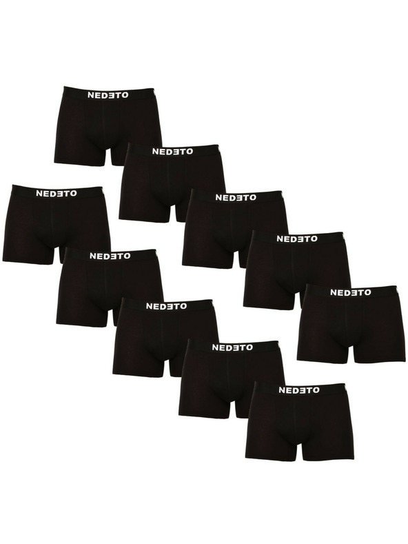 Nedeto Set od deset - muške bokserice Nedeto crne