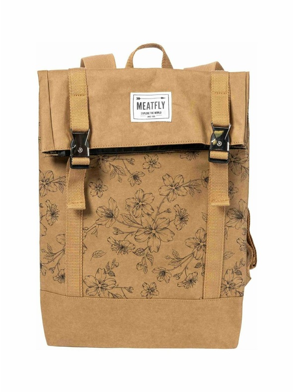 Meatfly Meatfly papirnati ruksak Vimes Blossom Brown 11 L