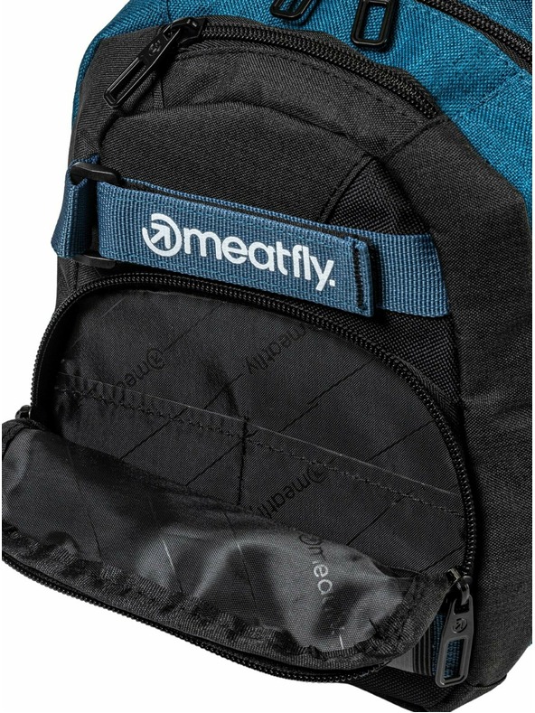 Meatfly Meatfly ruksak Levi Petrol Heather/Charcoal Heather 10 L