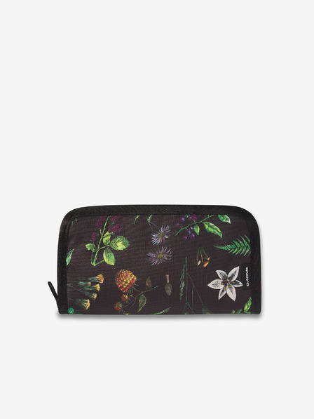 Dakine Zeleno-crni ženski cvjetni novčanik Dakine Luna Wallet Woodland Floral