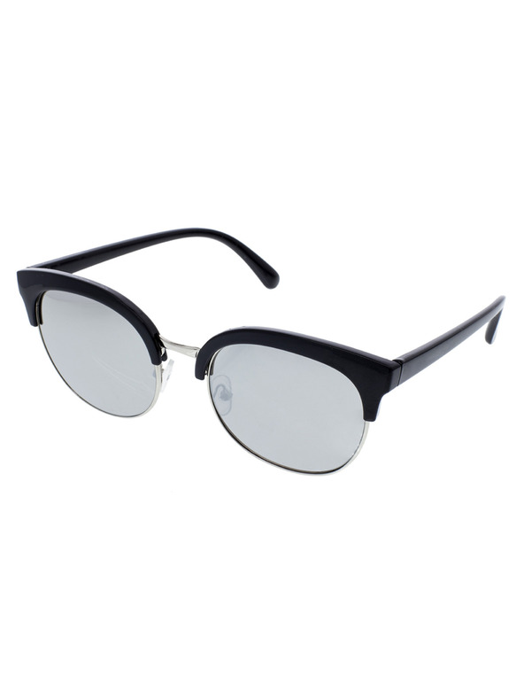 OEM OEM Sunčane naočale polu-okvir July smeđe pruge, plava stakla