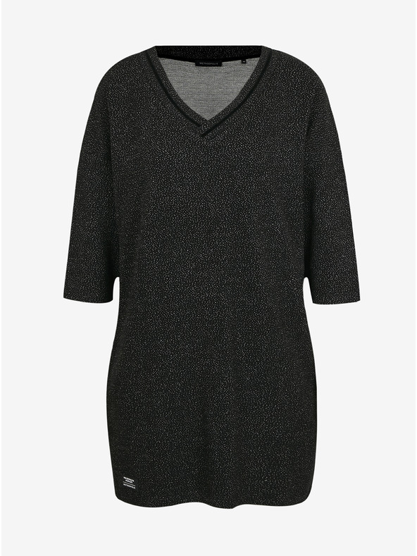 ZOOT.lab Crna široka haljina s uzorkom METROOPOLIS by ZOOT.lab Eustacia