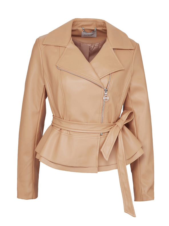 Orsay Világlosmeđa ženska kožna jakna ORSAY