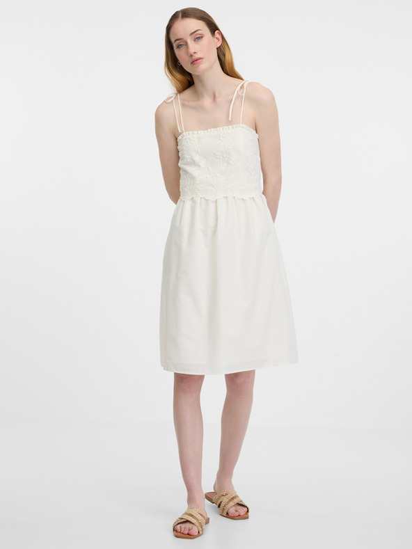 Orsay Krem ženska haljina ORSAY