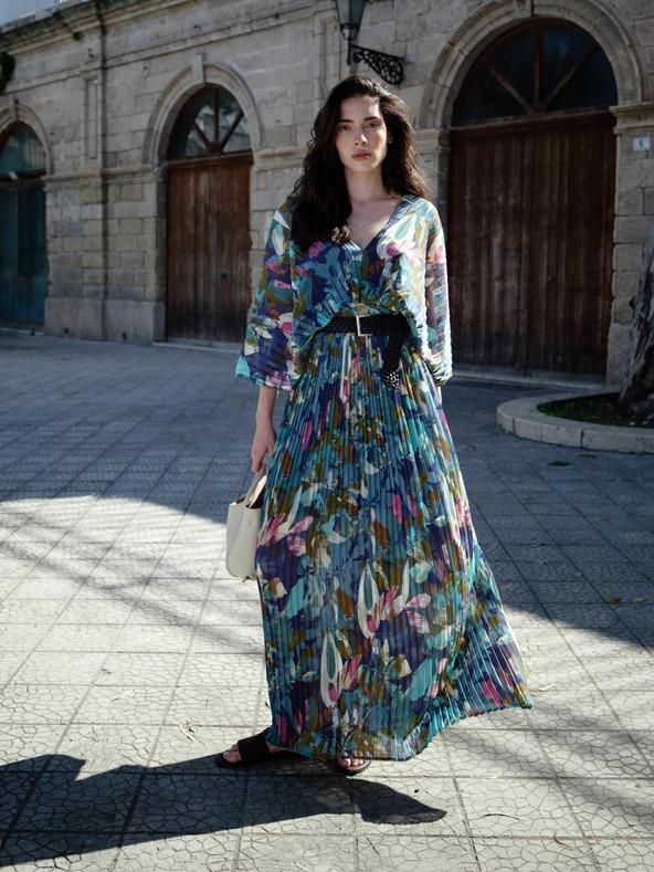 Orsay Plava ženska maxi haljina ORSAY