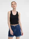 Orsay Crna ženska crop majica ORSAY