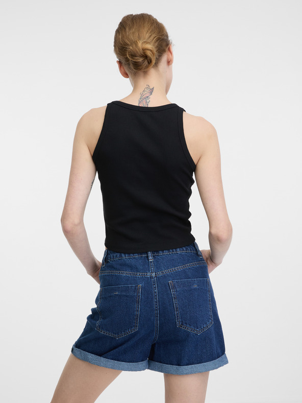 Orsay Crna ženska crop majica ORSAY