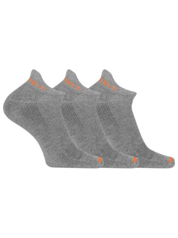 Merrell Merrell čarape MEA33566T3B2 GRAYH CUSHIONED COTTON LOW CUT TAB (3 pakovanja) sivo melange S/M MERRELL ČARAPE