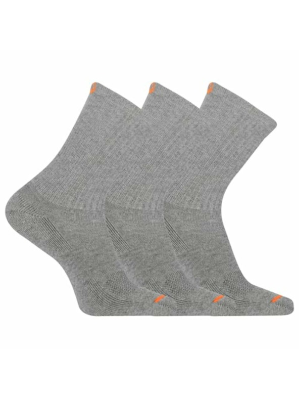 Merrell Merrell čarape MEA33564C3B2 GRAYH CUSHIONED COTTON CREW (3 pakovanja) siva S/M MERRELL ČARAPE