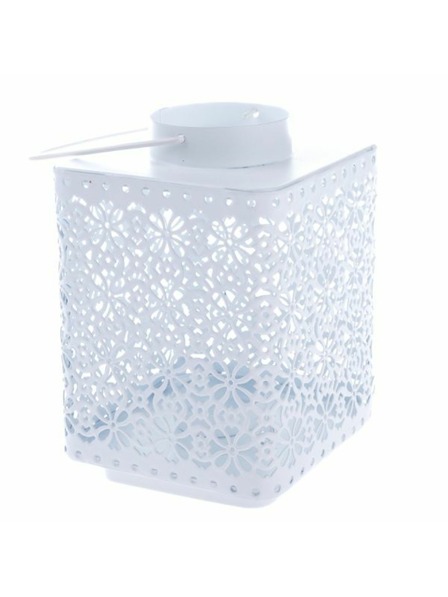 Casa de Engel Metalna lanterna, bijela, 0/12