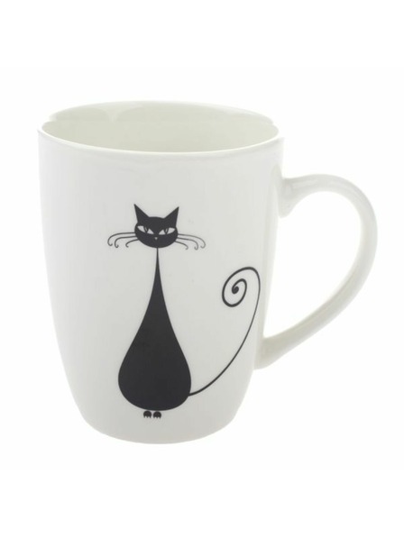 Casa de Engel Porculanska šalica s motivom mačke - 370ml, 12/36