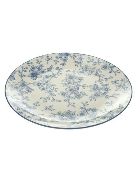 Casa de Engel Keramički tanjur Ø 26cm - modri cvjetovi, 6/12