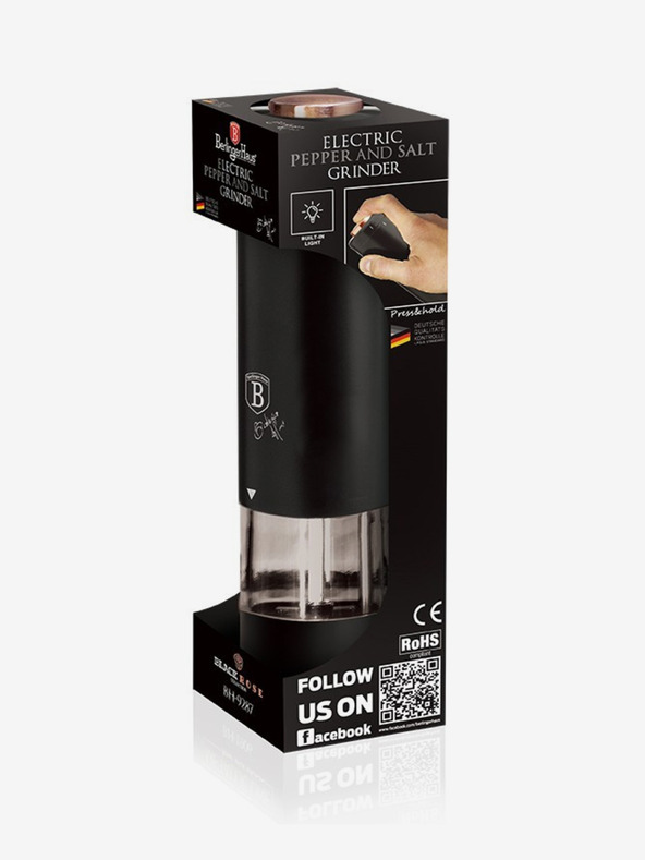 Berlingerhaus Električki mlinac za papar i sol BERLINGERHAUS Black Rose Collection