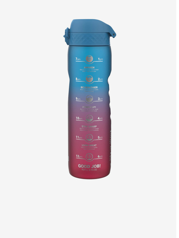 ION8 Plavo-ružičasta boca Ion8 Leak Proof Motivator (1000 ml)