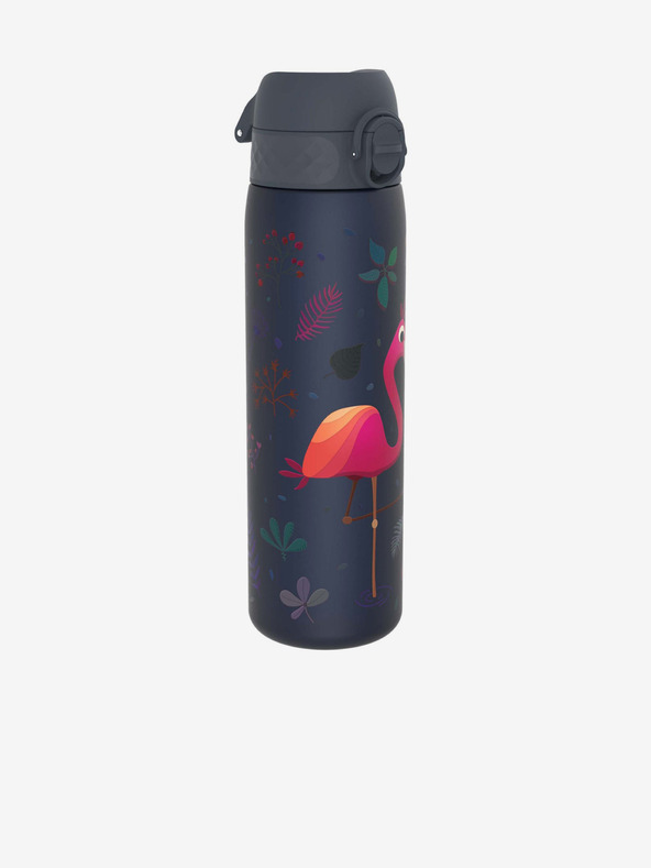 ION8 Tamno plava uzorovana bočica Ion8 Leak Proof Flamingo (500 ml)