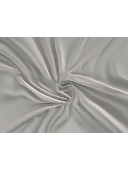 Kvalitex Satenasta plahta Luxury Collection 220x200cm svijetlosiva Kvalitex