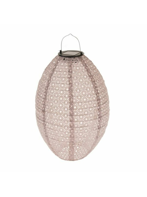 Casa de Engel Tekstilni vanjski lampion sa solarnom LED svjetiljkom, 0/36