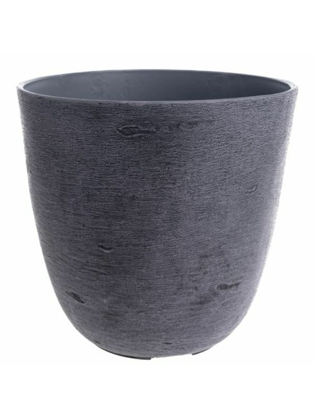 Casa de Engel Posuda za cvijeće - Eko plastika, tamno siva, 0/16