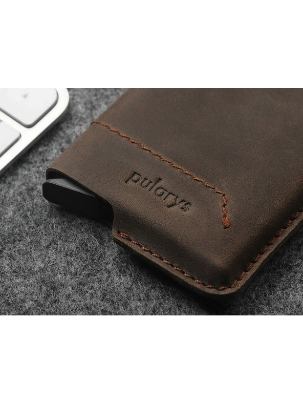 Pularys Pularys muški kožni novčanik Gobi smeđi