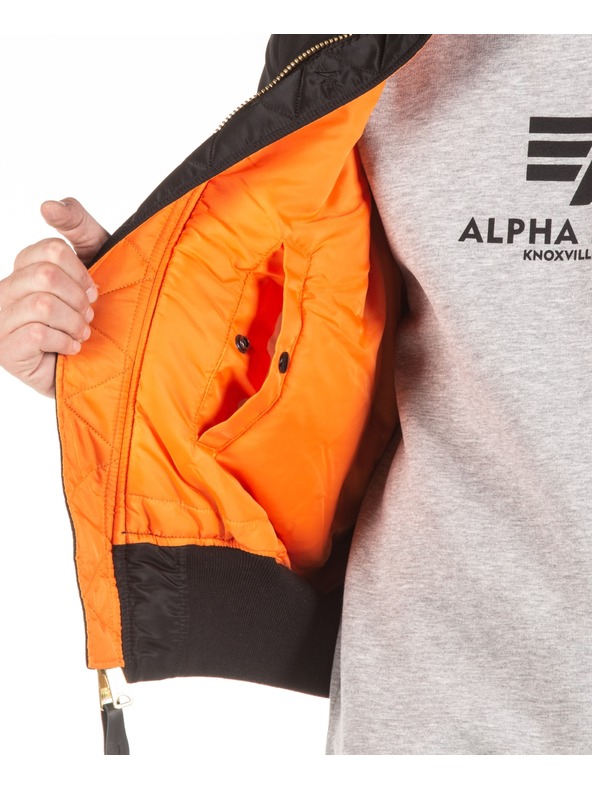 Alpha Industries Muška crna bomber jakna Alpha Industries MA-1 Heritage