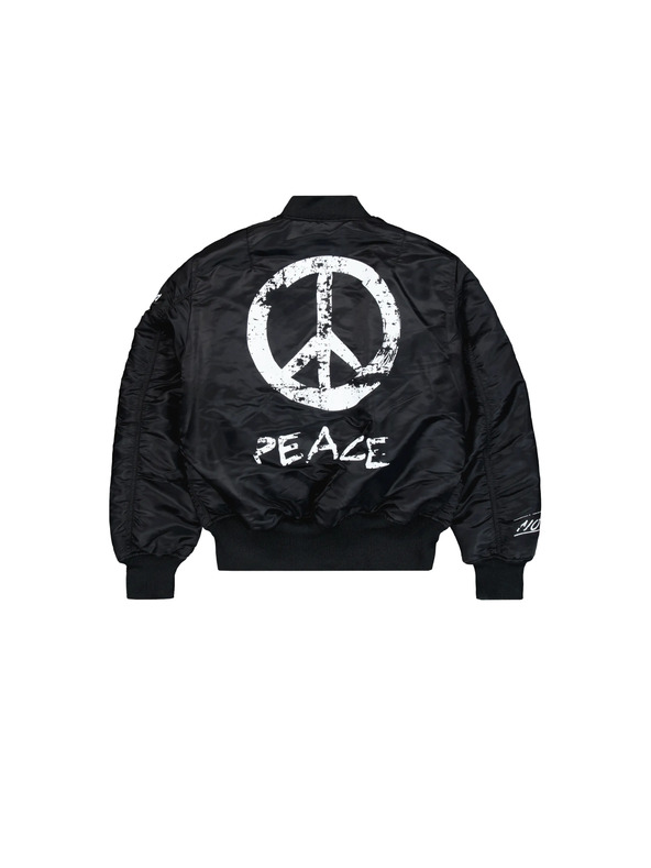 Alpha Industries Muška crna bomber jakna Alpha Industries MA-1 Peace