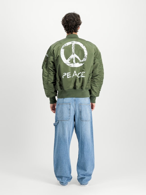 Alpha Industries Muška zelena bomber jakna Alpha Industries MA-1 Peace