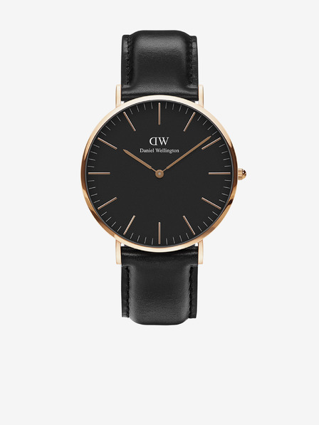 Daniel Wellington Crni muški kožni sat Daniel Wellington Classic
