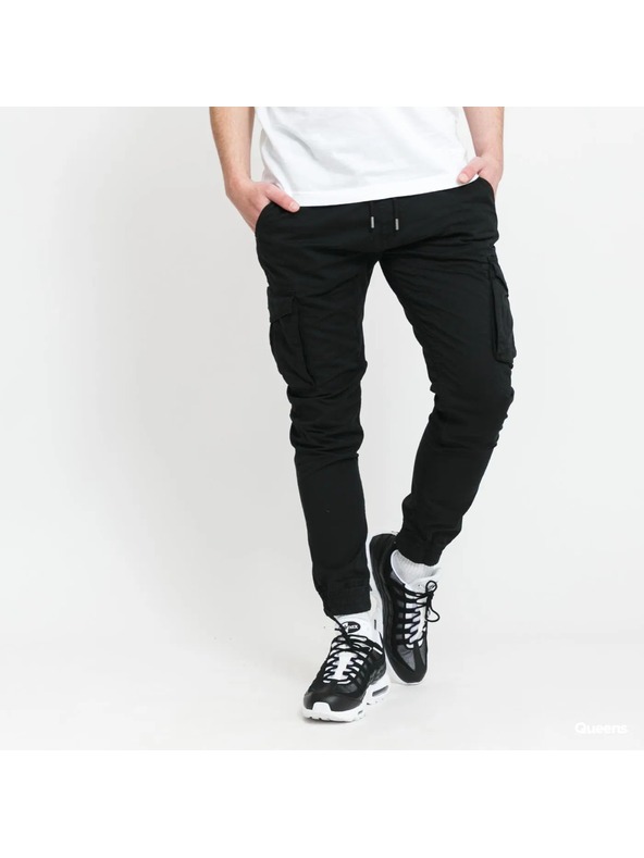 Alpha Industries Muške crne trenirke Alpha Industries Cotton Twill Jogger