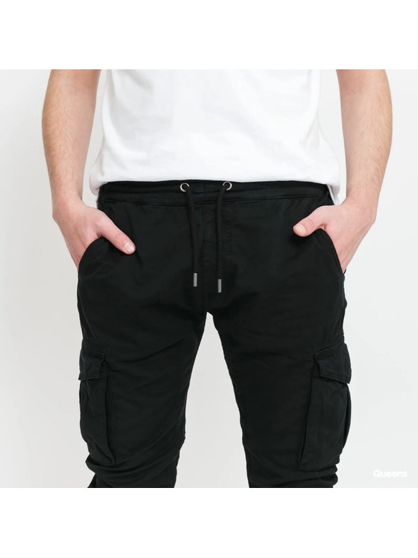 Alpha Industries Muške crne trenirke Alpha Industries Cotton Twill Jogger