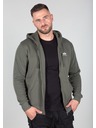 Alpha Industries Muška zelena dukserica Alpha Industries Basic Zip hoodie Dark Olive