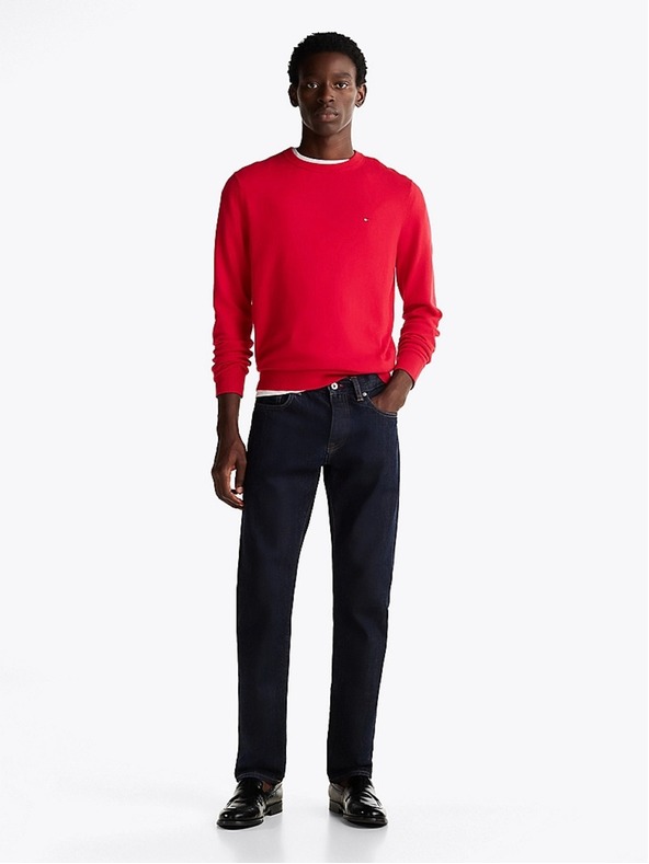 Tommy Hilfiger Crveni muški džemper Primary Red Tommy Hilfiger