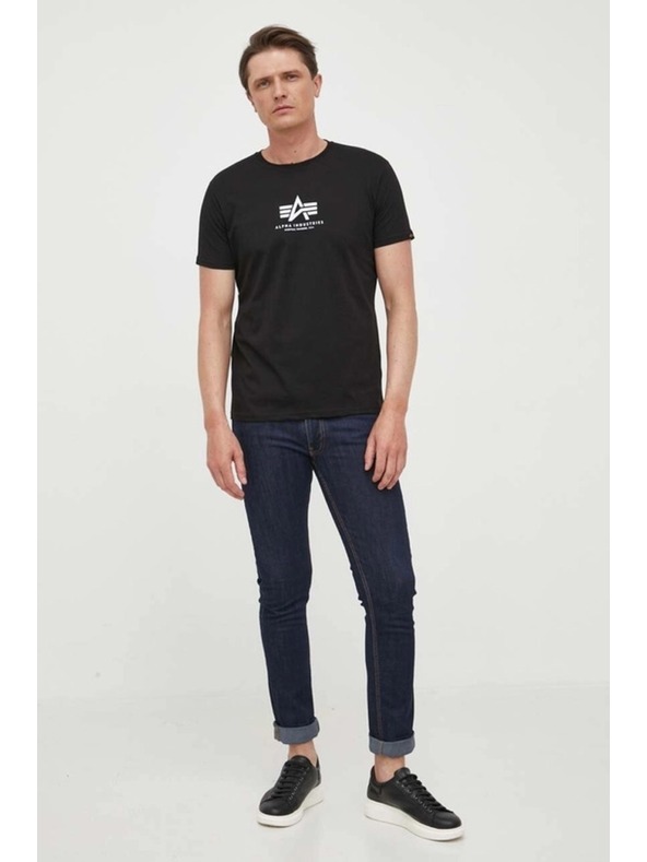 Alpha Industries Crna muška majica Basic T-Shirt Alpha Industries Black