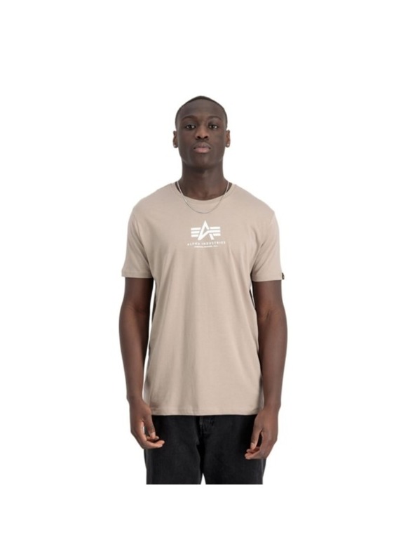 Alpha Industries Bež muška majica Basic T-Shirt Alpha Industries Vintage Sand