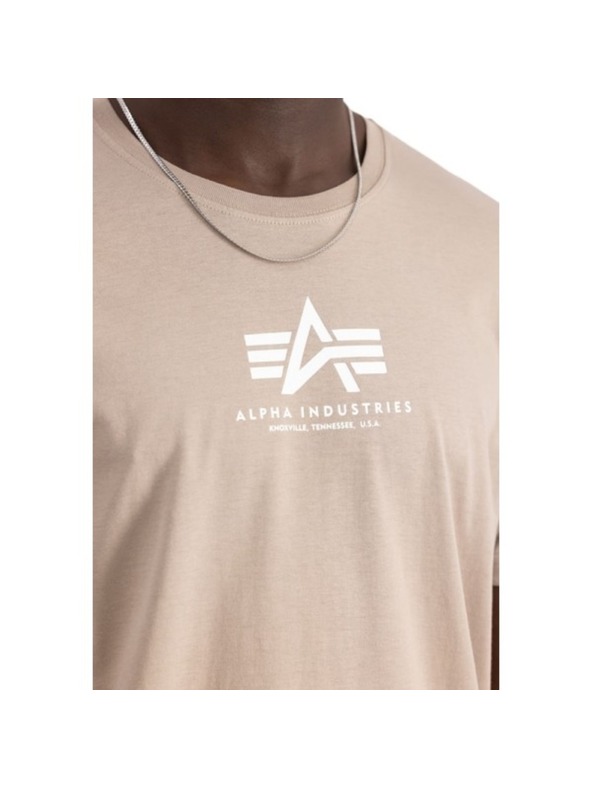 Alpha Industries Bež muška majica Basic T-Shirt Alpha Industries Vintage Sand