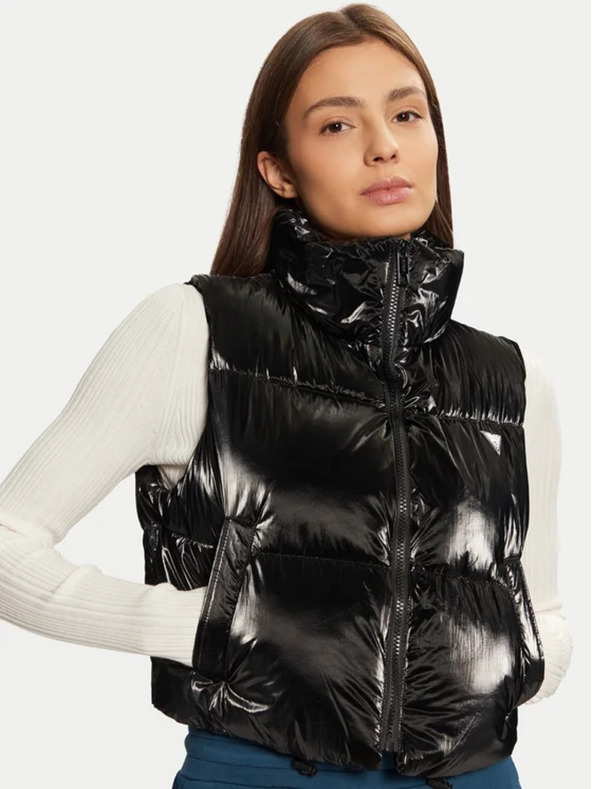 Guess Jeans Crni ženski sportski prsluk Guess jeans